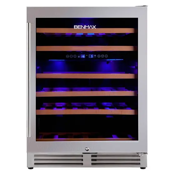 Adega Climatizada Benmax 51 Garrafas Dual Zone Preta 127V BAC51