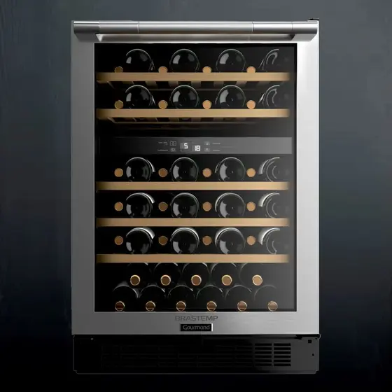 Adega Climatizada Brastemp Gourmand 51 Garrafas Dual Zone BZB51AE