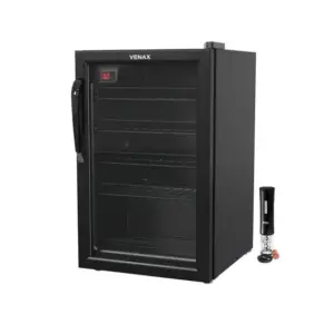 Adega Climatizada Venax 24 Garrafas 82L Preto 220V