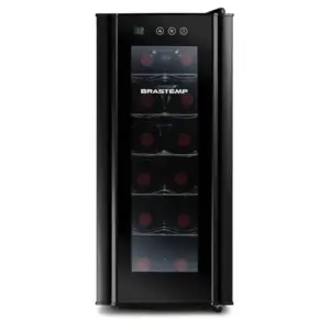 Adega Climatizada Brastemp All Black 12 Garrafas Preto BZC12BE