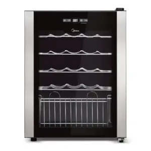 Adega Climatizada Midea 24 Garrafas Preta WBB