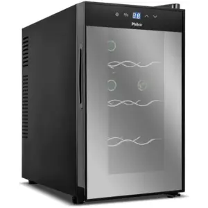 Adega Climatizada Philco 8 Garrafas Display Digital LED Bivolt PAD8E