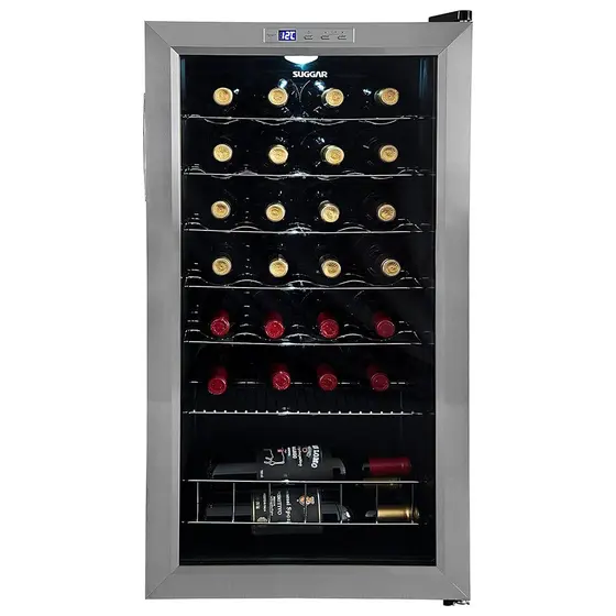 Adega Climatizada Suggar Toulouse 29 Garrafas Display Digital Inox 127V AD2711IX