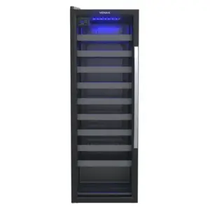 Adega Climatizada Venax Piubella 200 50 Garrafas 209L Porta Invertida Preto 220V