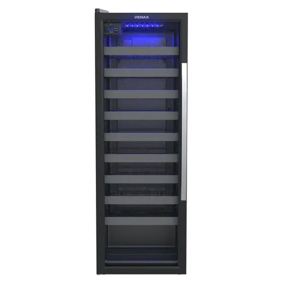 Adega Climatizada Venax Piubella 200 50 Garrafas 209L Porta Invertida Preto 220V