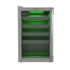 Adega Climatizada Venax Color Light 100 24 Garrafas Cinza Porta Invertida