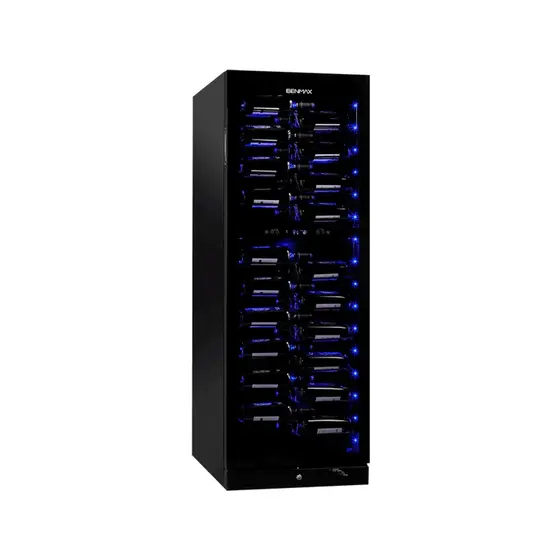 Adega de Vinho a Compressor Benmax 119 Garrafas Dual Zone 220V BAC119A