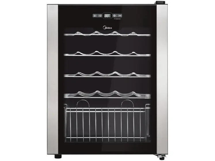 Adega de Vinhos Climatizada Midea 24 Garrafas 110V WBB241