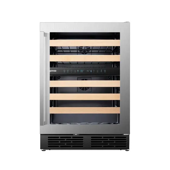 Adega de Vinhos de Embutir Gorenje 46 Garrafas 138L Dual Zone Inox 110V GWL46W1ANQRI