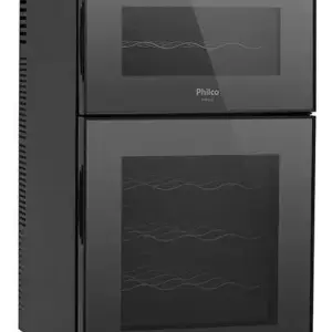 Adega de Vinhos Profissional Philco 24 Garrafas Preta