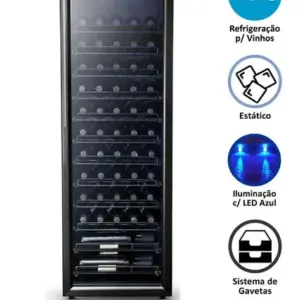 Adega Climatizada Refrimate Home Wine 230L Preta 220V