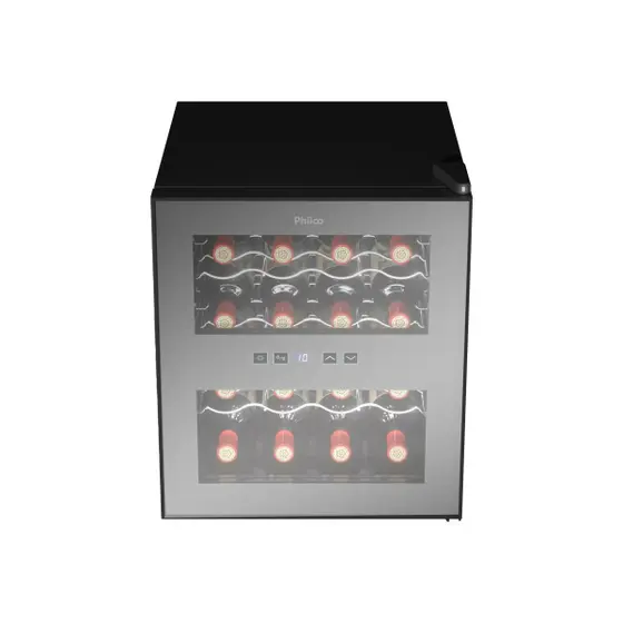 Adega Climatizada Philco 16 Garrafas Display Digital Preto Bivolt PAD16E