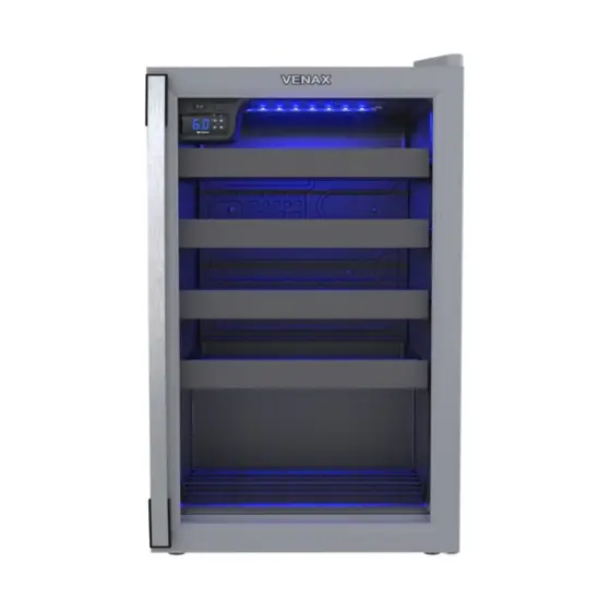 Adega Climatizada Venax Piubella 100 24 Garrafas Cinza