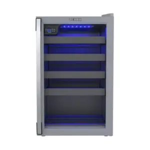 Adega Climatizada Venax Piubella Cave 100 24 Garrafas Cinza