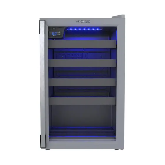 Adega Climatizada Venax Piubella Cave 100 24 Garrafas Cinza