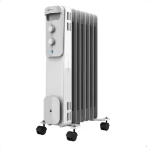 Aquecedor a Óleo Cadence Max Cinza 3 Níveis de Potência 600W-1500W Aquecedor a Óleo Cadence Max Cinza 3 Níveis de Potência 600W-1500W