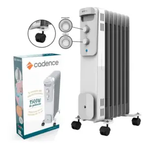 Aquecedor a Óleo Cadence Max Cinza 220V AQC260 Aquecedor a Óleo Cadence Max Cinza 220V AQC260