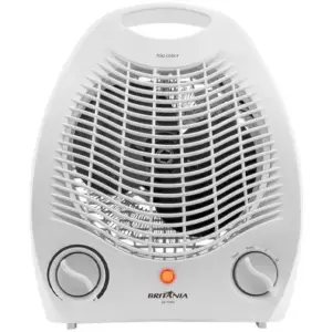 Aquecedor Elétrico Termoventilador Britânia com Termostato Ajustável Branco 2000W 220V