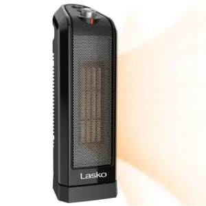 Aquecedor Elétrico Cerâmico Lasko Oscillating Preto 1500W Aquecedor Elétrico Cerâmico Lasko Oscillating Preto 1500W