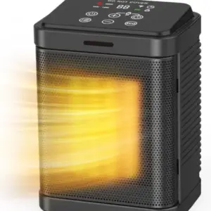 Aquecedor Elétrico Cerâmico PTC Pereysi com 4 Modos e Temporizador 1500W Aquecedor Elétrico Cerâmico PTC Pereysi com 4 Modos e Temporizador 1500W