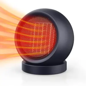 Aquecedor Elétrico Cerâmico PTC de Mesa Coolfor Roxo 600W Aquecedor Elétrico Cerâmico PTC de Mesa Coolfor Roxo 600W