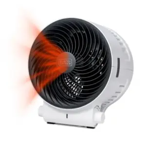 Aquecedor Elétrico de Mesa Black+Decker Dual Function (Aquecedor e Ventilador) 1500W Aquecedor Elétrico de Mesa Black+Decker Dual Function (Aquecedor e Ventilador) 1500W