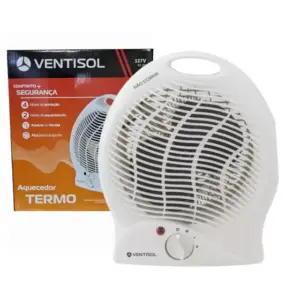 Aquecedor Elétrico Termoventilador Ventisol Portátil 110V Aquecedor Elétrico Termoventilador Ventisol Portátil 110V