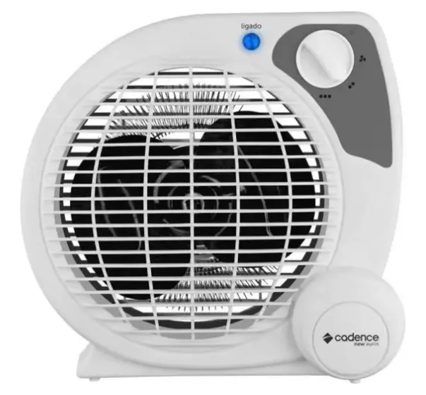 Aquecedor Elétrico Termoventilador Cadence New Auros Branco 127V