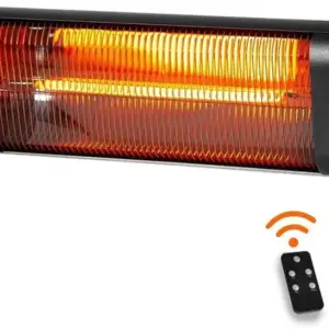 Aquecedor Elétrico Infravermelho de Parede Pamapic 1500W 110V PH-SLBG