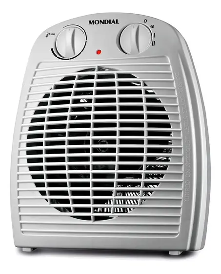 Aquecedor Elétrico Termoventilador Mondial 3 em 1 Branco 1500W