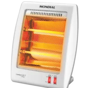 Aquecedor Elétrico Quartzo Mondial Comfort Air II Branco e Cinza 900W A-15 Aquecedor Elétrico Quartzo Mondial Comfort Air II Branco e Cinza 900W A-15