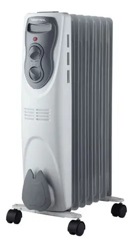 Aquecedor a Óleo Ventisol Ultra Rápido 1500W com Rodas