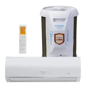 Ar Condicionado 12000 BTUs Split Hi Wall Inverter Springer Midea Frio Airvolution Connect R-32 220V Ar Condicionado 12000 BTUs Split Hi Wall Inverter Springer Midea Frio Airvolution Connect R-32 220V