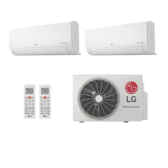 Ar Condicionado Bi Split Inverter LG Hi Wall Dual Voice + AI 16000 BTUs (9000+12000) Frio S32Q16SA212 – 220V
