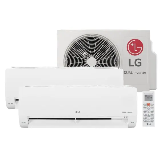 Ar Condicionado Bi-Split LG Dual Inverter Voice +IA Frio 16000 BTUs 2×9000 220V S32Q16UAGA0