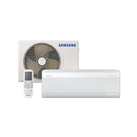 Ar Condicionado Hi Wall Samsung WindFree Powervolt Inverter 12.000 Btus Frio Bivolt