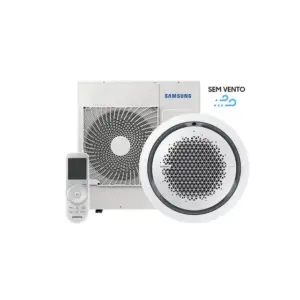 Ar Condicionado Inverter Cassete 360 WindFree com WiFi 36.000 BTUs Quente/Frio Ar Condicionado Inverter Cassete 360 WindFree com WiFi 36.000 BTUs Quente/Frio