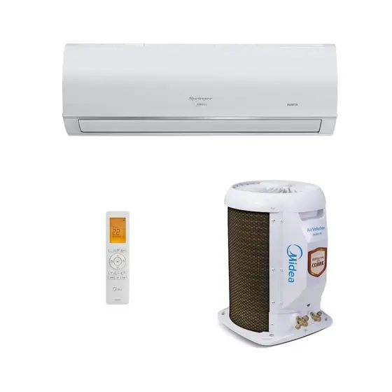 Ar-Condicionado Inverter Split Hi Wall Springer Midea AirVolution Connect 12.000 BTUs R-32 Só Frio 220V