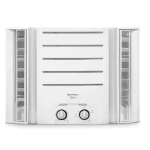 Ar Condicionado Janela Springer Midea 7500 BTU/h Frio Mecânico QCK078BB-127 Volts Ar Condicionado Janela Springer Midea 7500 BTU/h Frio Mecânico QCK078BB-127 Volts