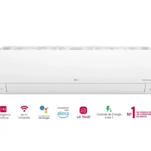 Ar-Condicionado LG Dual Inverter Voice +AI 18.000 BTU Quente/Frio 220V Ar-Condicionado LG Dual Inverter Voice +AI 18.000 BTU Quente/Frio 220V