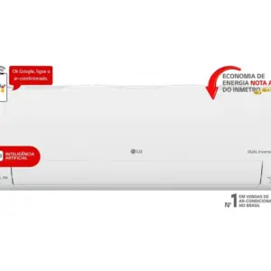 Ar-Condicionado LG Dual Inverter Voice +AI 9.000 BTU Quente/Frio Ar-Condicionado LG Dual Inverter Voice +AI 9.000 BTU Quente/Frio