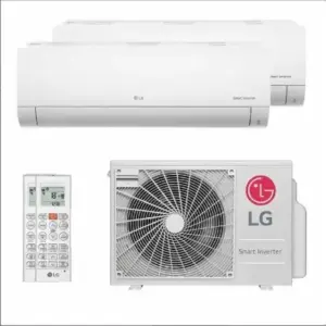Ar Condicionado Multi Split BI Inverter LG 18000 BTU 2X9000 Quente e Frio 220V Z2UW18GFB1.AWGZBR1 Ar Condicionado Multi Split BI Inverter LG 18000 BTU 2X9000 Quente e Frio 220V Z2UW18GFB1.AWGZBR1