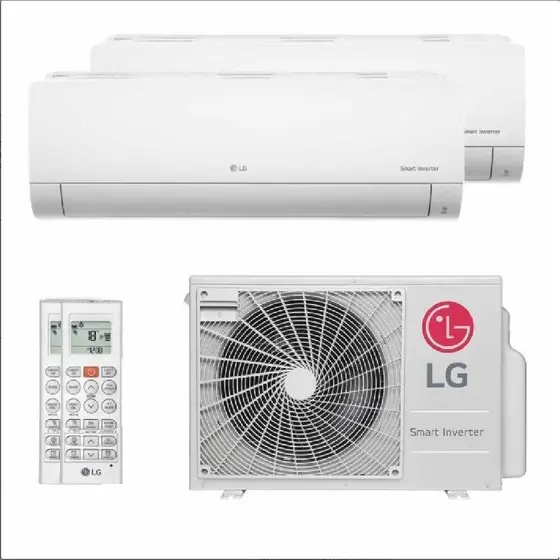 Ar Condicionado Multi Split BI Inverter LG 18000 BTU 2X9000 Quente e Frio 220V Z2UW18GFB1.AWGZBR1