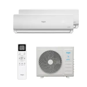 Ar Condicionado Multi Split Inverter Elgin Hw R-32 Wifi 18000 Btus (2x Evap 9000) Quente/frio 220V Monofásico Ar Condicionado Multi Split Inverter Elgin Hw R-32 Wifi 18000 Btus (2x Evap 9000) Quente/frio 220V Monofásico