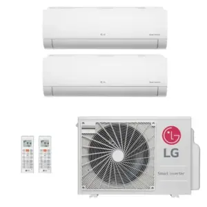 Ar-Condicionado Multi Split Inverter LG 18.000 (1x Evap HW 7.000 + 1x Evap HW 12.000) Quente/Frio 220V Ar-Condicionado Multi Split Inverter LG 18.000 (1x Evap HW 7.000 + 1x Evap HW 12.000) Quente/Frio 220V