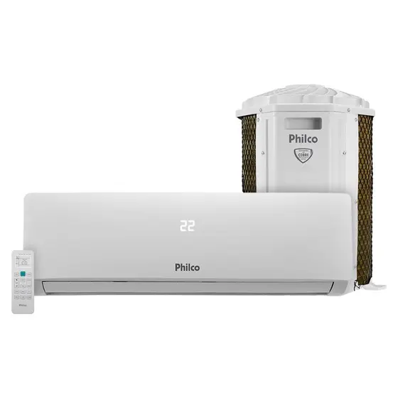 Ar Condicionado Split 12.000BTUS Philco PAC12FI – Frio, Interno+Externo, Branco, 220V