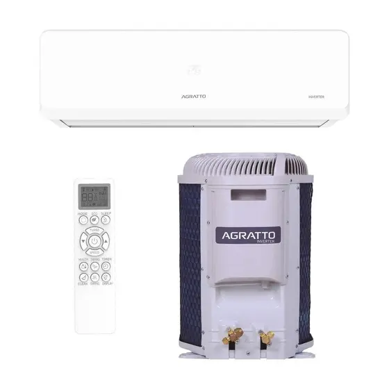 Ar-Condicionado Split 12000 BTUs Agratto FIT Top On/Off Hi-Wall Só Frio FACST12F-02 220V