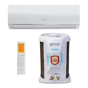 Ar-Condicionado Split 18000 BTUs Springer Midea Airvolution High Wall Fixo Só Frio 42AFFCI18S5/38TFCI18S5 220V Ar-Condicionado Split 18000 BTUs Springer Midea Airvolution High Wall Fixo Só Frio 42AFFCI18S5/38TFCI18S5 220V