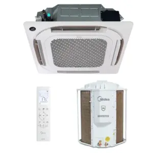 Ar Condicionado Split Cassete 4 Vias – Inverter R-32 – Midea – 60.000 BTUs – Frio – 220V Monofásico Ar Condicionado Split Cassete 4 Vias – Inverter R-32 – Midea – 60.000 BTUs – Frio – 220V Monofásico