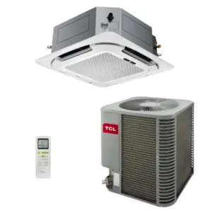 Ar-Condicionado Split Cassete 4 Vias Inverter TCL 36.000 BTUs Só Frio 220V Monofásico Ar-Condicionado Split Cassete 4 Vias Inverter TCL 36.000 BTUs Só Frio 220V Monofásico